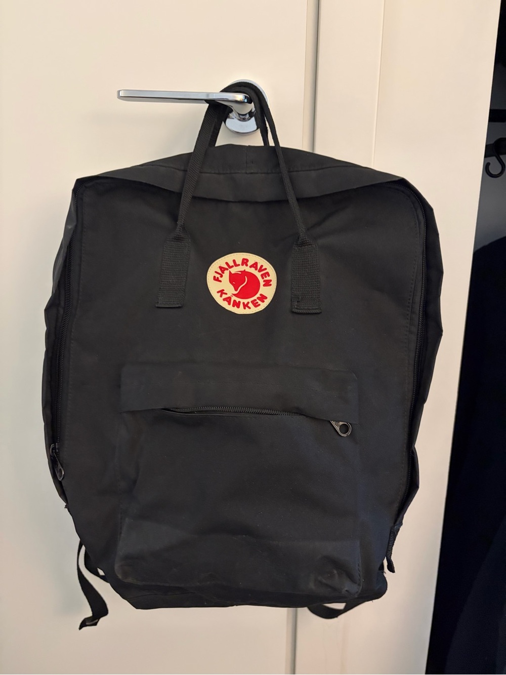 Fjallraven kanken large black backpack